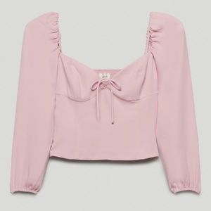 Wilfred Novella Blouse Dawn Pink